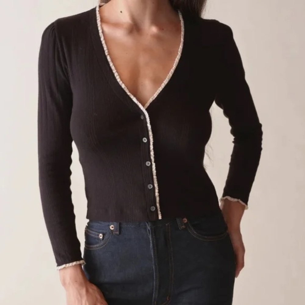 Doen Presley Cardigan - black, small